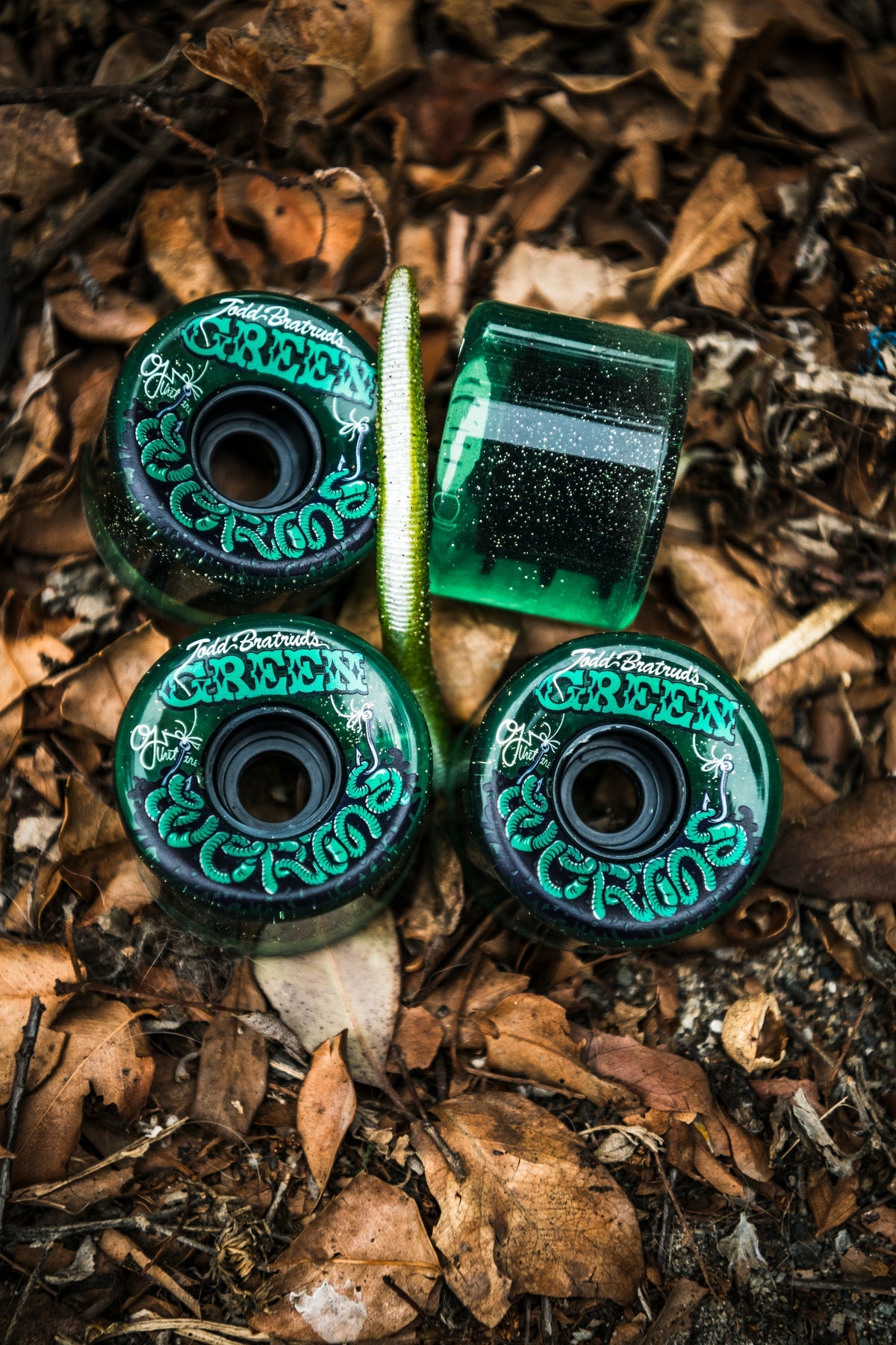 OJ SUPER JUICE "GREEN WORMS" 60MM 78A SKATEBOARD WHEELS