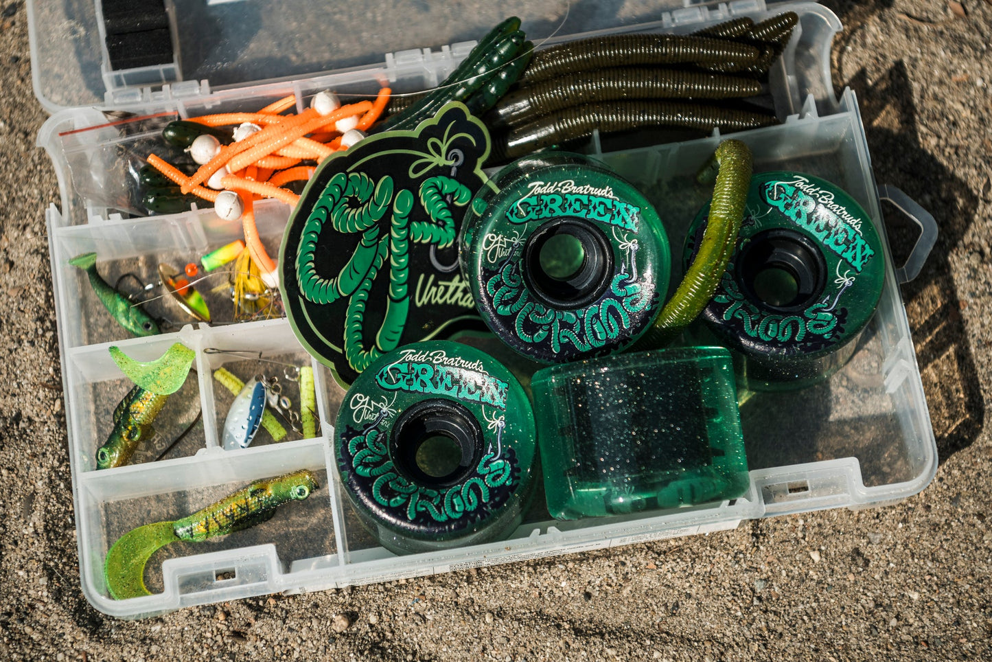 OJ SUPER JUICE "GREEN WORMS" 60MM 78A SKATEBOARD WHEELS