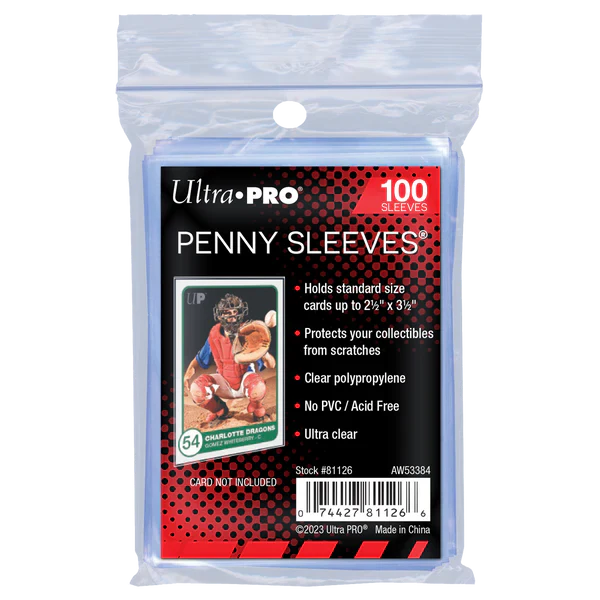 Ultra PRO: Soft Card Sleeves - 2-1/2" X 3-1/2" (Penny Sleeves)