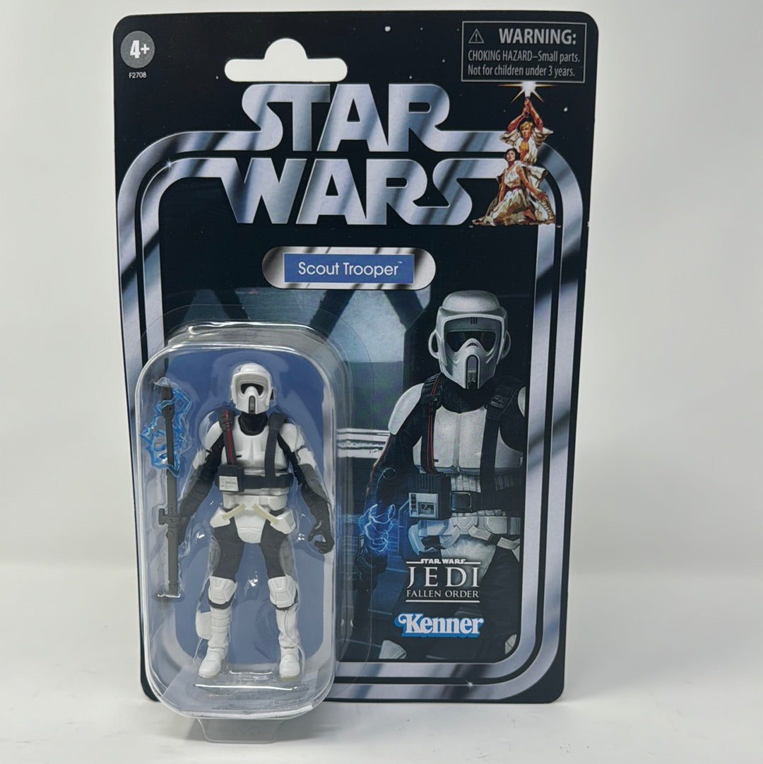 Star Wars Vintage 3-3/4in Shock Scout Trooper Action Figure