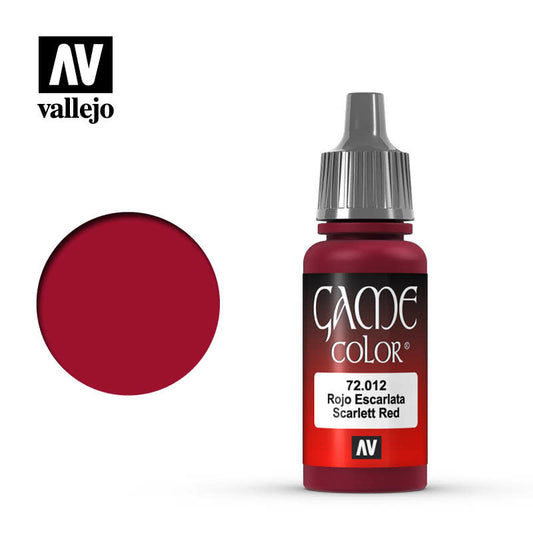 Vallejo Game Color Paint: Scarlet Red 17 ml.