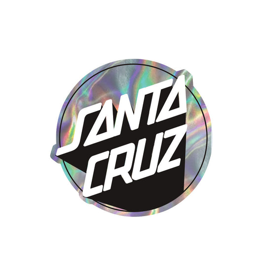 Santa Cruz Delta Shadow Dot Metallic 3" Sticker