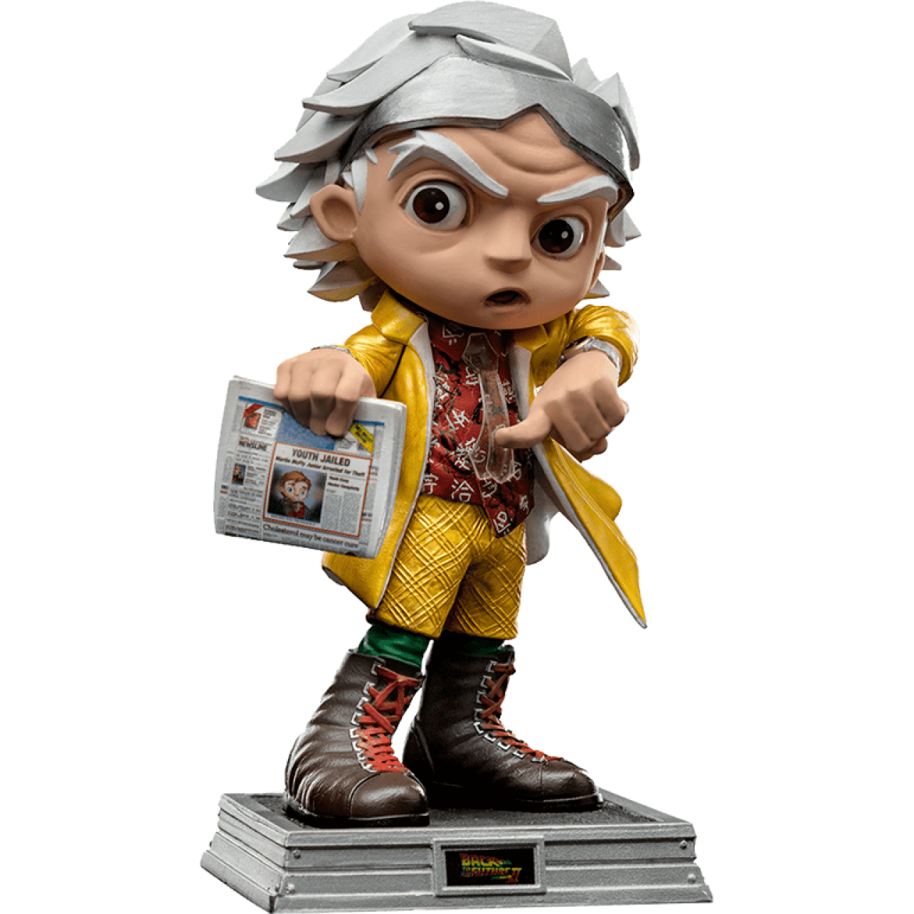 Iron Studios Back to the Future Part II Doc Brown Mini Co. Collectible Figure