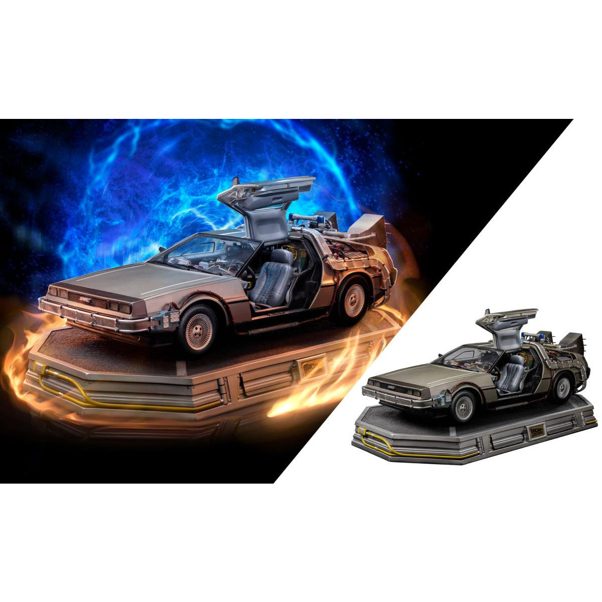 Iron Studios Back to the Future DeLorean 1:10 Scale Statue