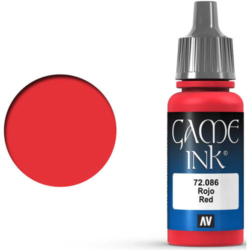 Vallejo Game Color Paint: Ink - Red  18 ml.