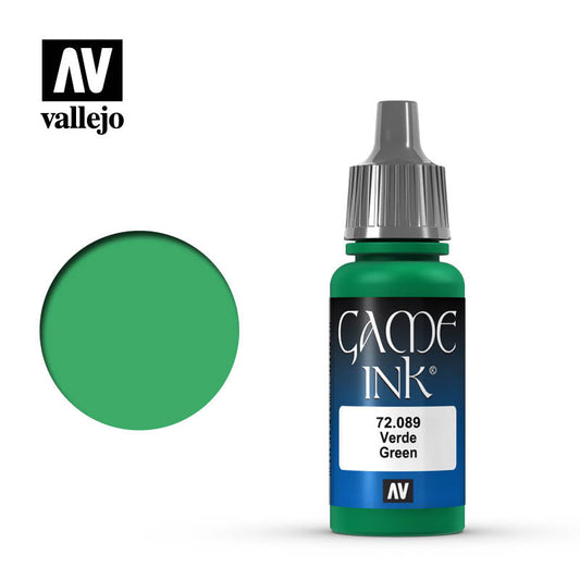 Vallejo Game Color Paint: Green Ink (17ml)