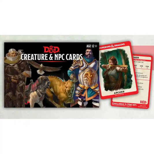 Dungeons & Dragons Spellbook Cards - Creatures & NPCs