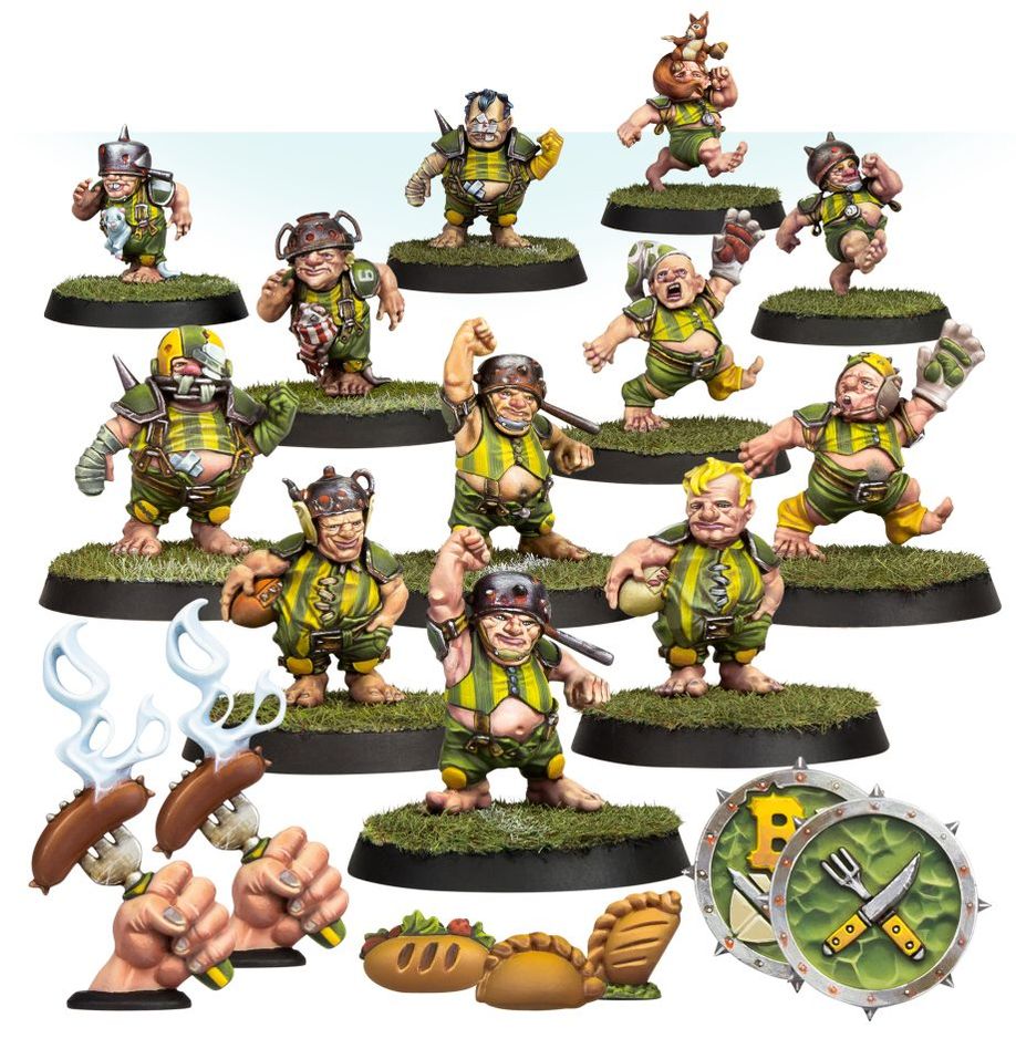 Blood Bowl Team - Halfling - The Greenfield Grasshuggers