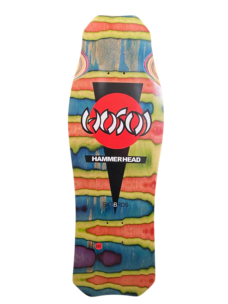 HOSOI OG HAMMERHEAD LTD SWIRL 10.5" SKATEBOARD DECK