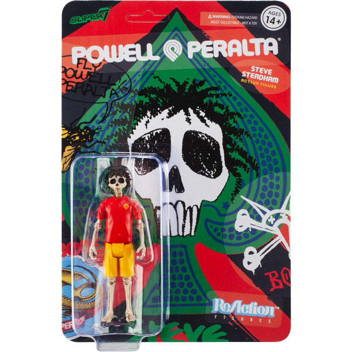 Super7 x Powell Peralta Caballero, Mountain, Steadham & Guerrero Wave 3 ReAction Figures