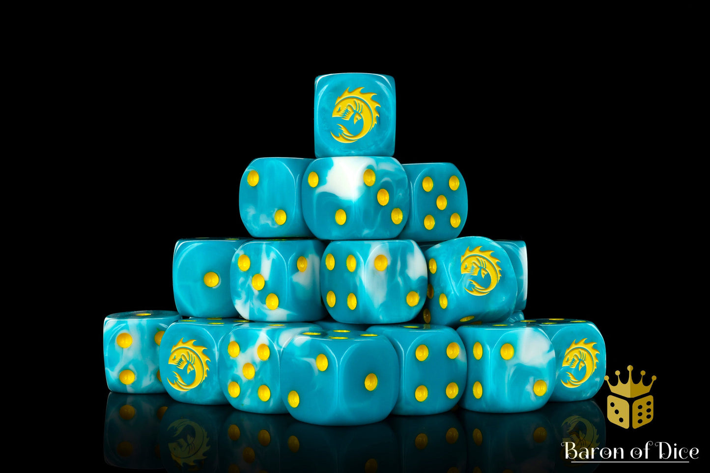 Sea Monsters Dice - Yellow