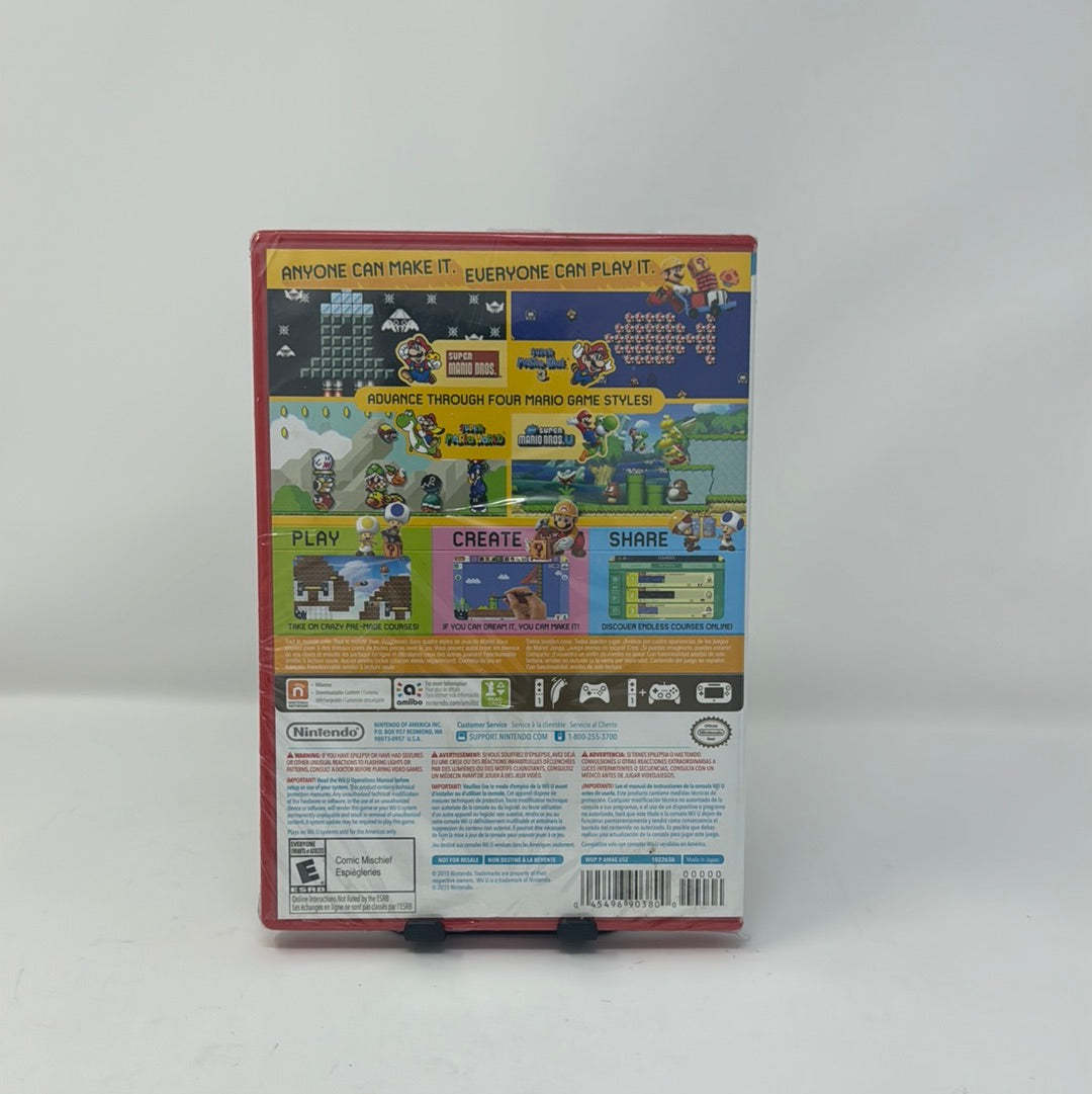 Super Mario Maker - Wii U - Complete in Box Game