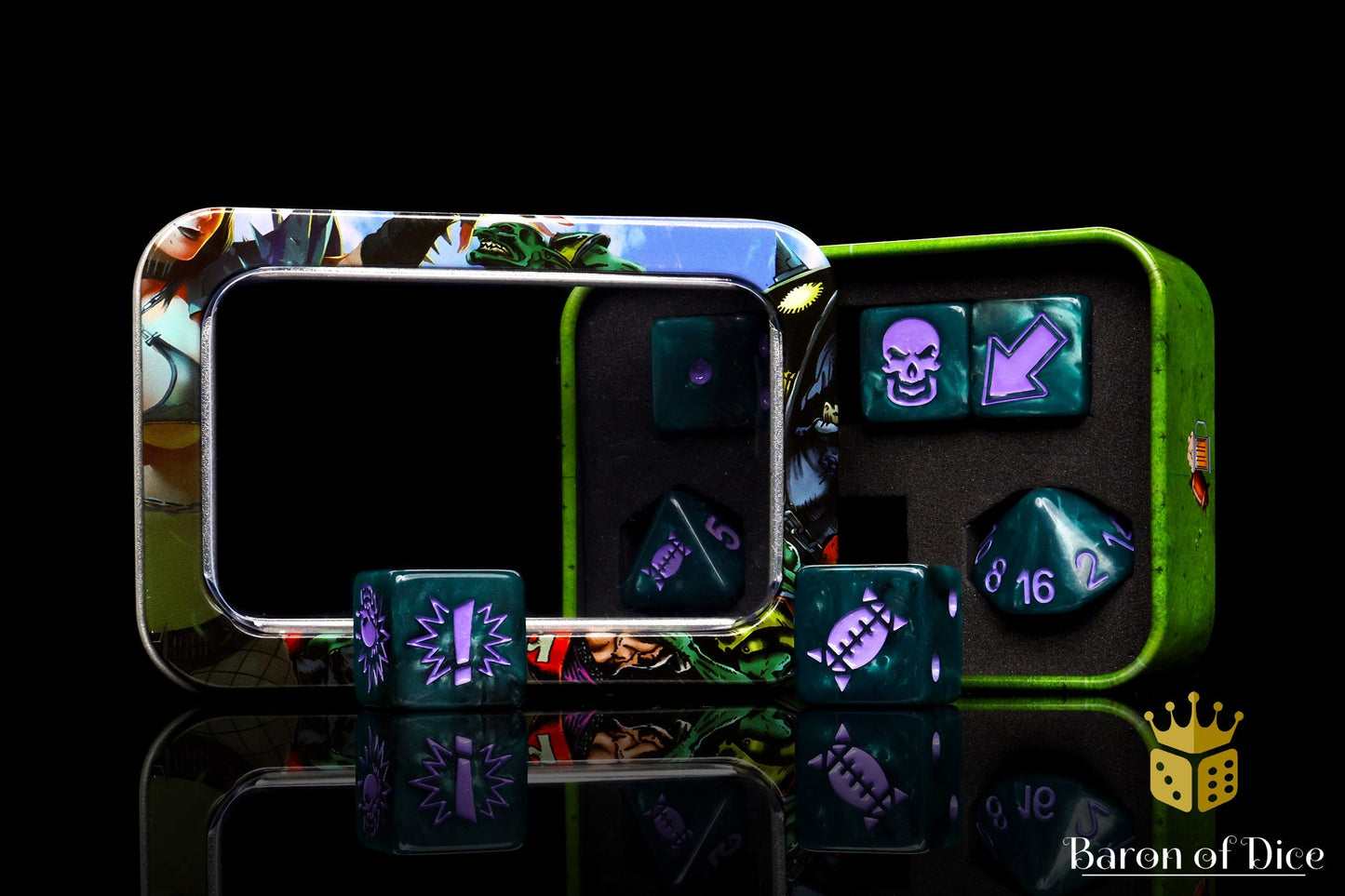 Terror - Bloody Football Dice (Set of 7)