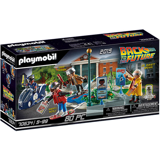 Playmobil Back to the Future Part II 80-piece 2015 Hoverboard Chase playset