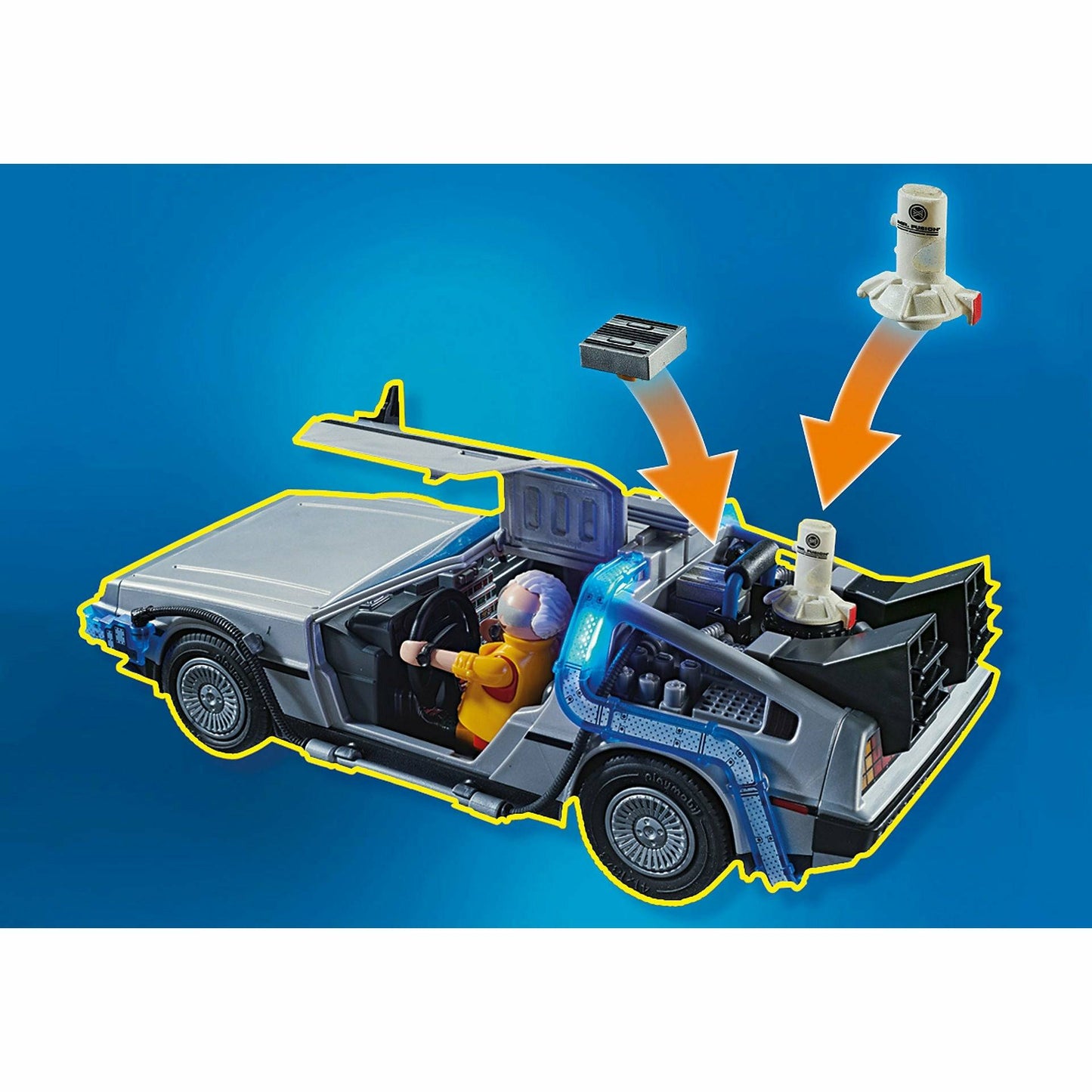 Playmobil Back to the Future Part II 80-piece 2015 Hoverboard Chase playset