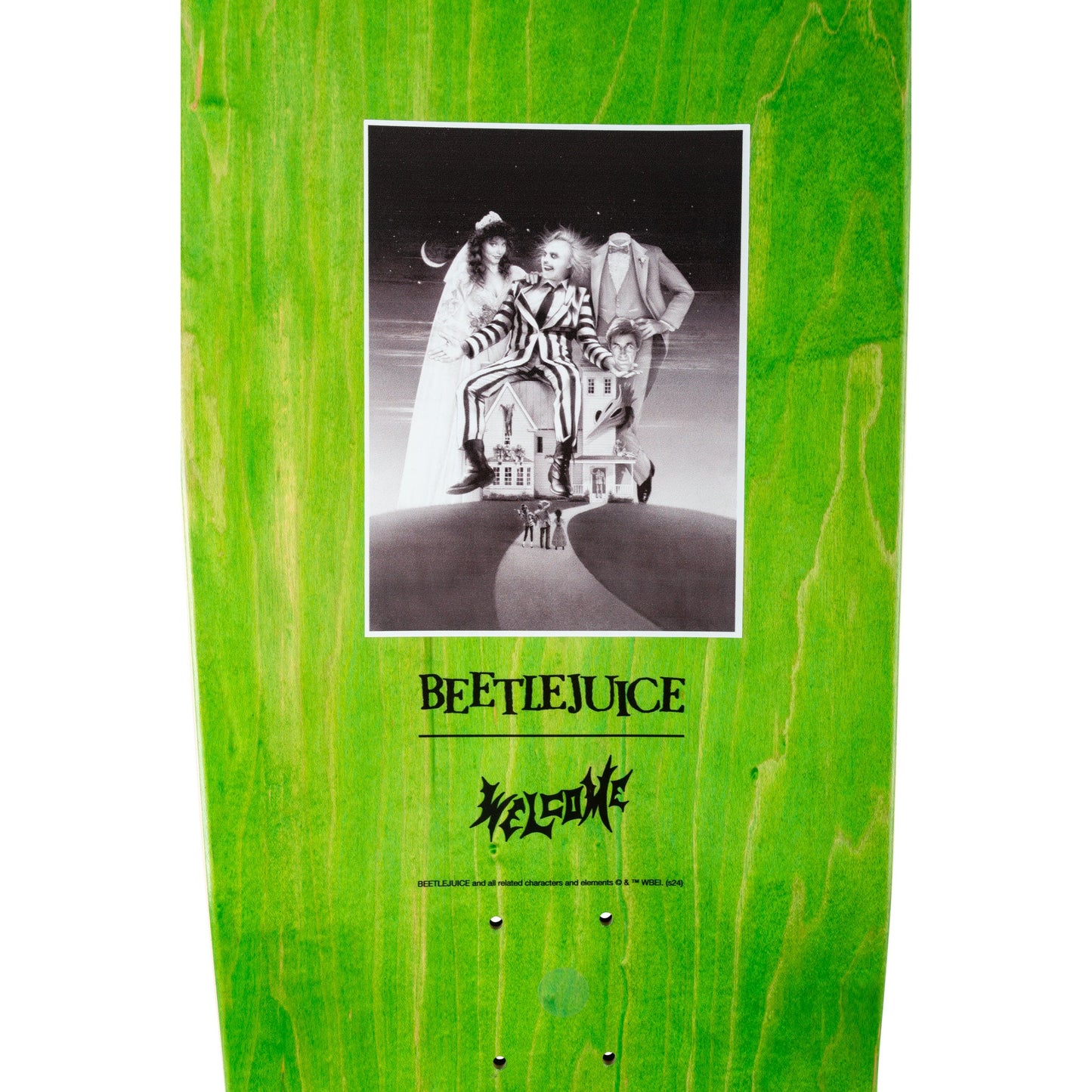 WELCOME X BEETLEJUICE SANDWORM 10.5" SKATEBOARD DECK