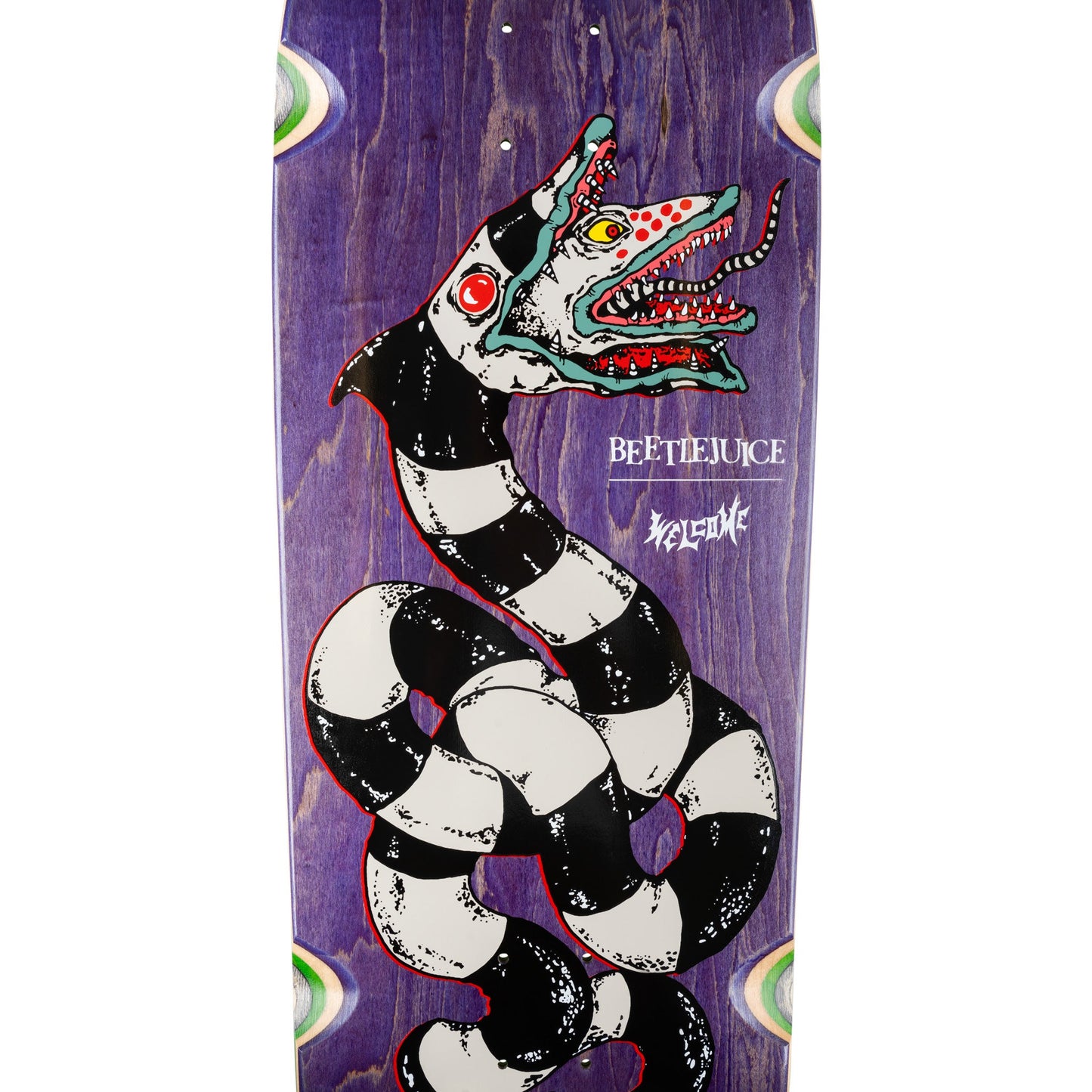 WELCOME X BEETLEJUICE SANDWORM 10.5" SKATEBOARD DECK