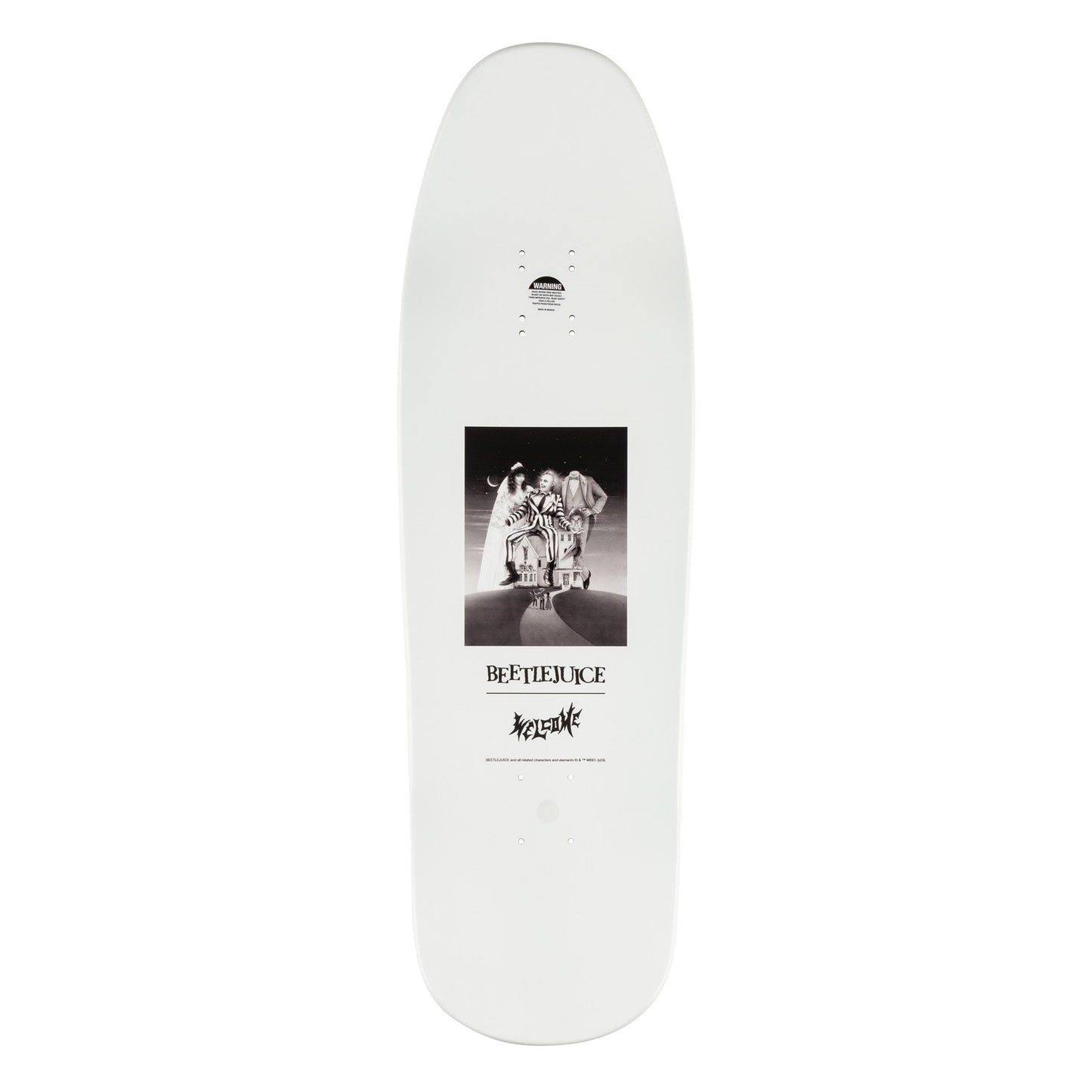 WELCOME X BEETLEJUICE LYDIA 9.6" SKATEBOARD DECK