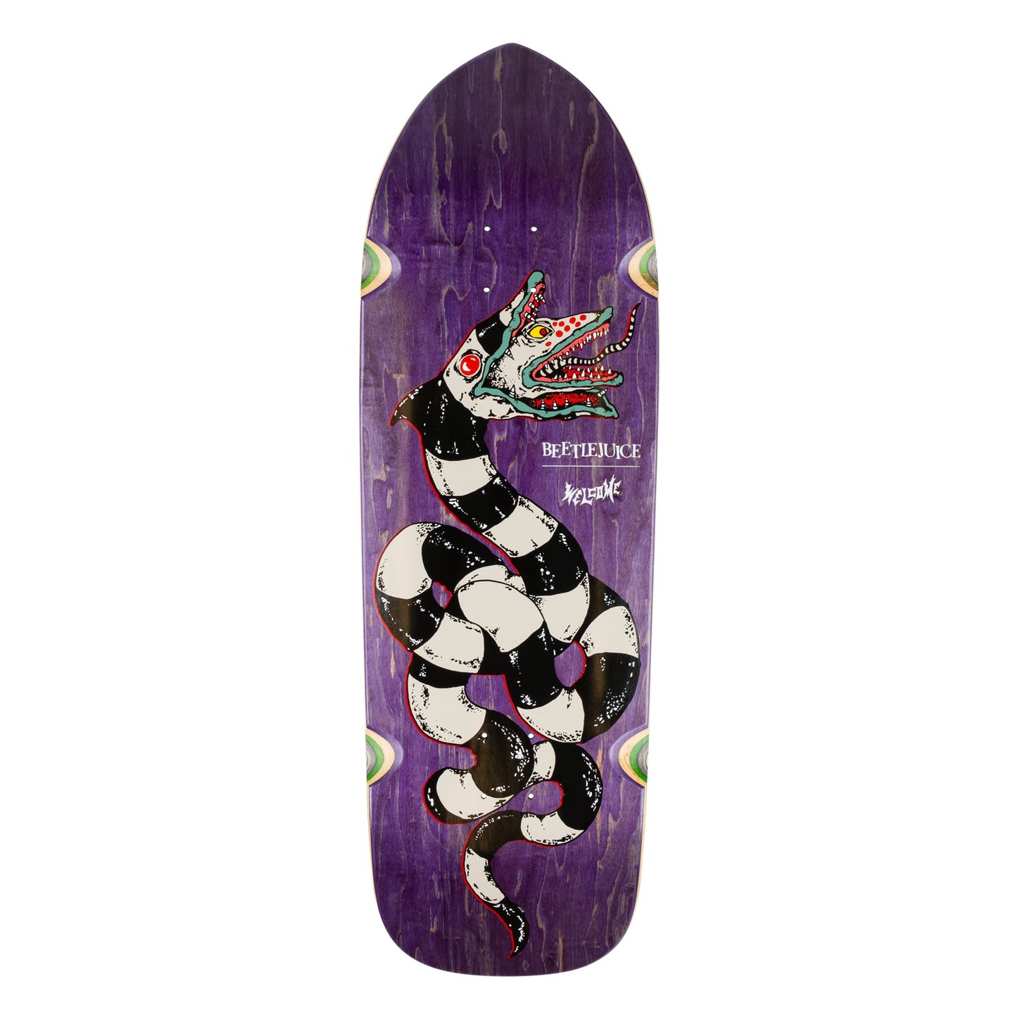 WELCOME X BEETLEJUICE SANDWORM 10.5" SKATEBOARD DECK