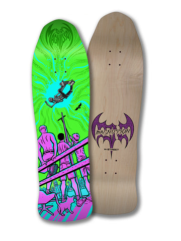 H-STREET MAGNUSSON "DEAD MAN FLYING" 9.5" SKATEBOARD DECK