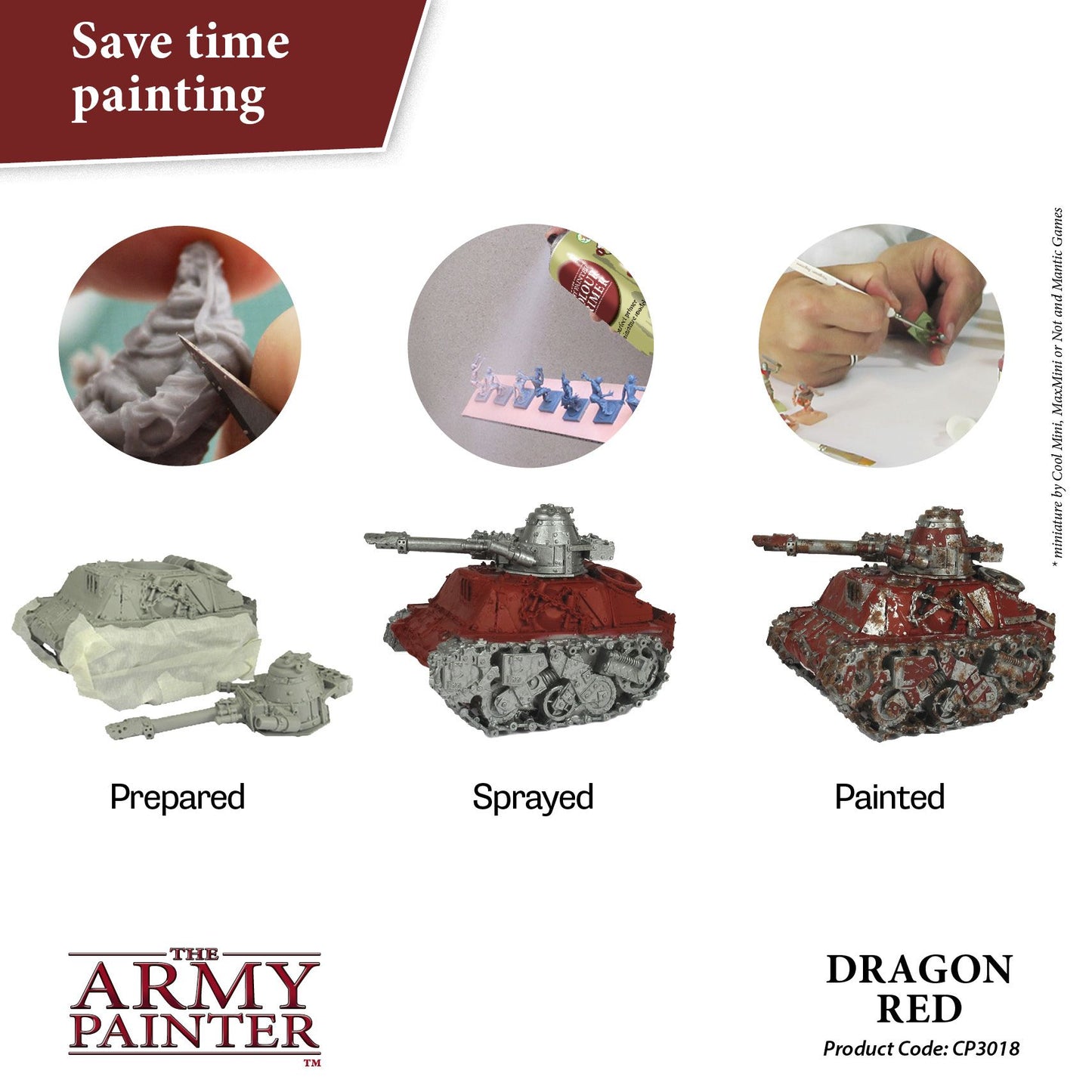 Army Painter Colour Primer: Dragon Red