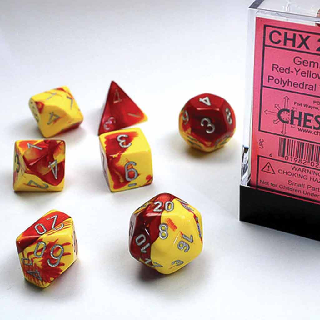 CHESSEX: POLYHEDRAL Gemini DICE SETS