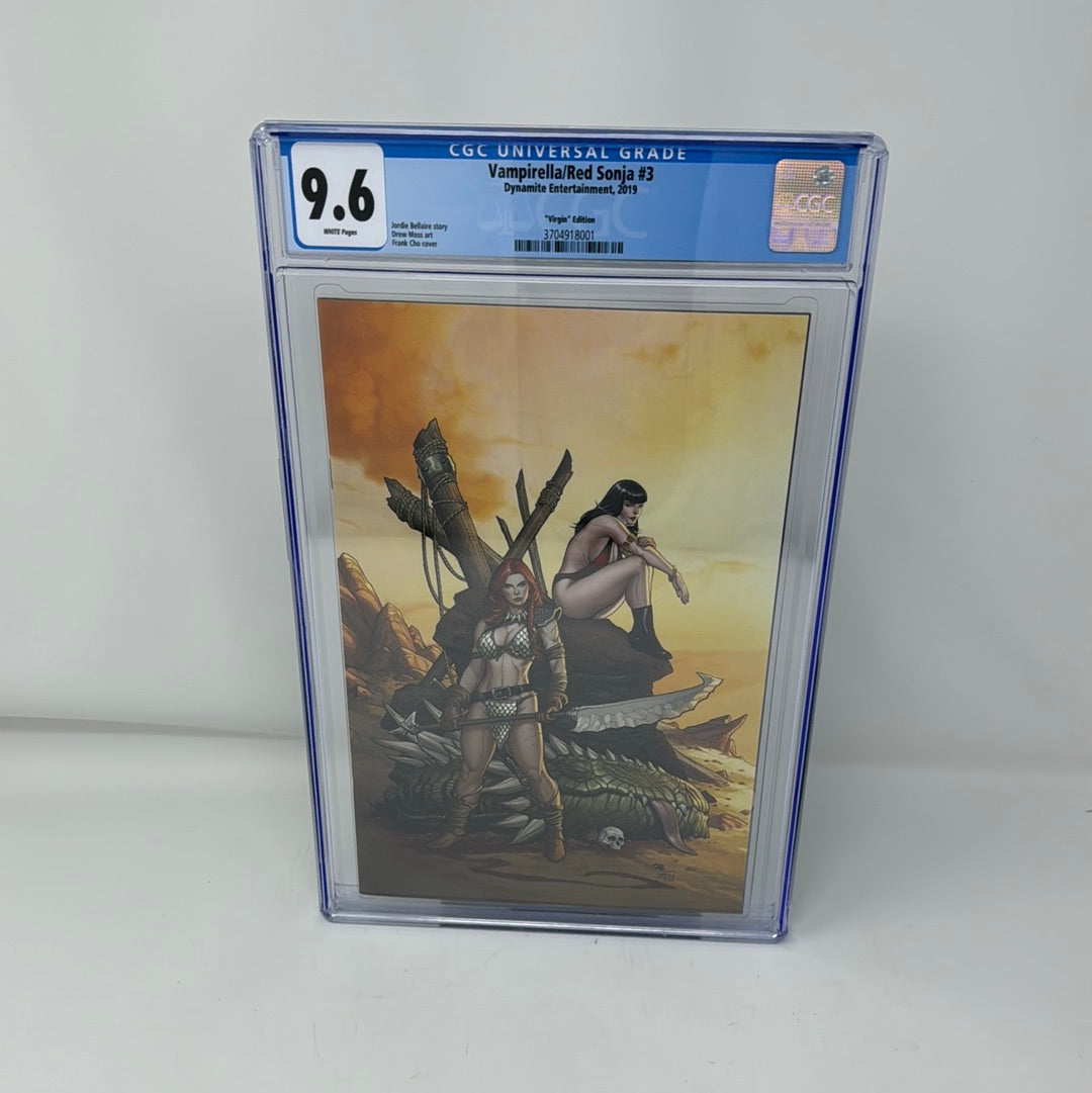 Vampirella/Red Sonja #3 Cho/Rich Virgin Cover Limited Edition! - CGC 9.6