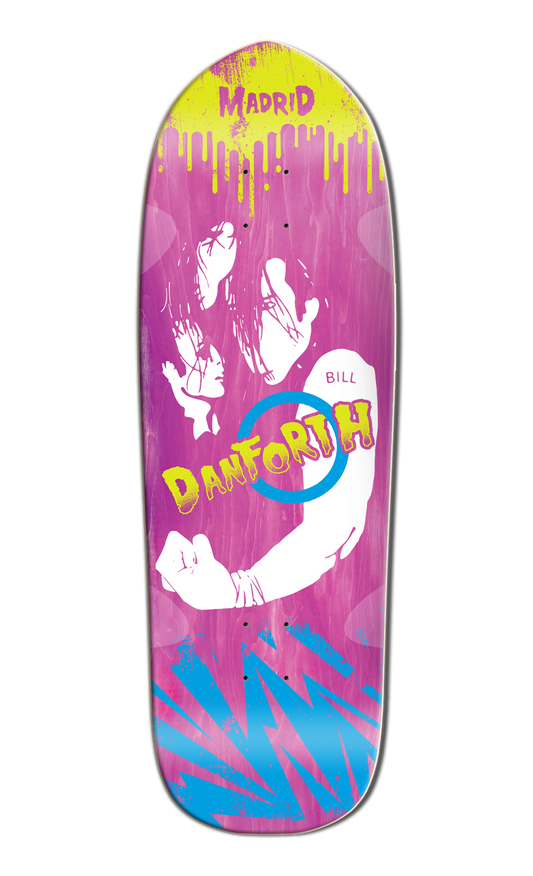 Madrid Bill Danforth "Misfits" Ultra LTD Pink Stain Skateboard Deck