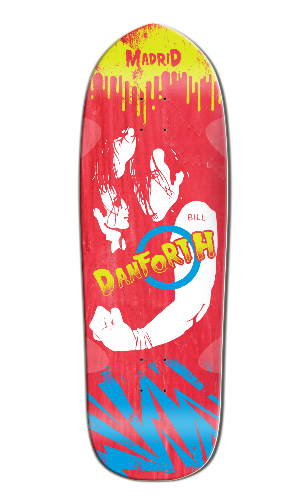 Madrid Bill Danforth "Misfits" Ultra LTD Red Stain Skateboard Deck