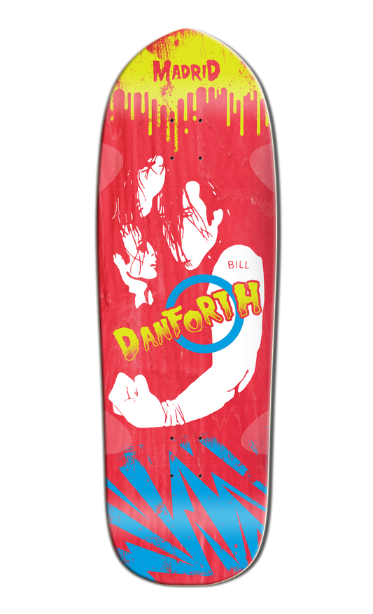 Madrid Bill Danforth "Misfits" Ultra LTD Red Stain Skateboard Deck