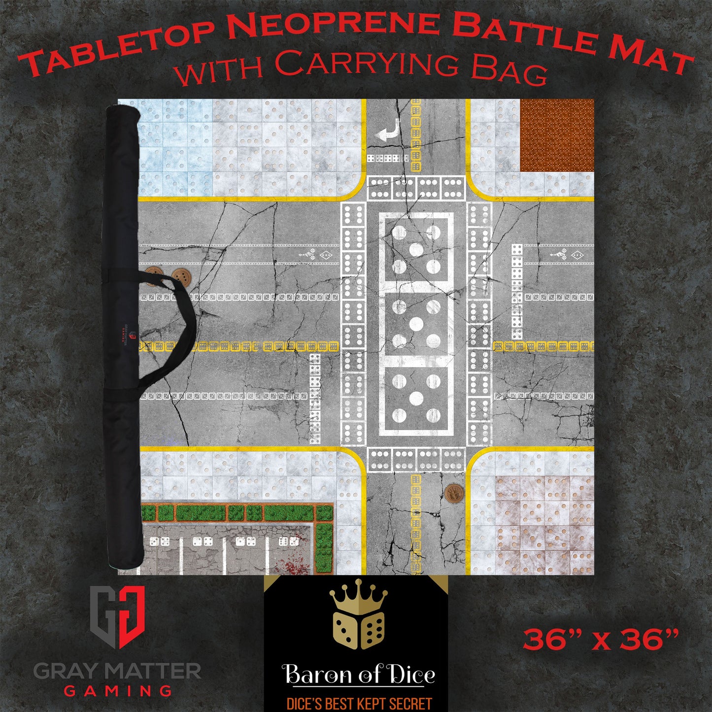 36" x 36" Battle Mat - Baron Exclusive