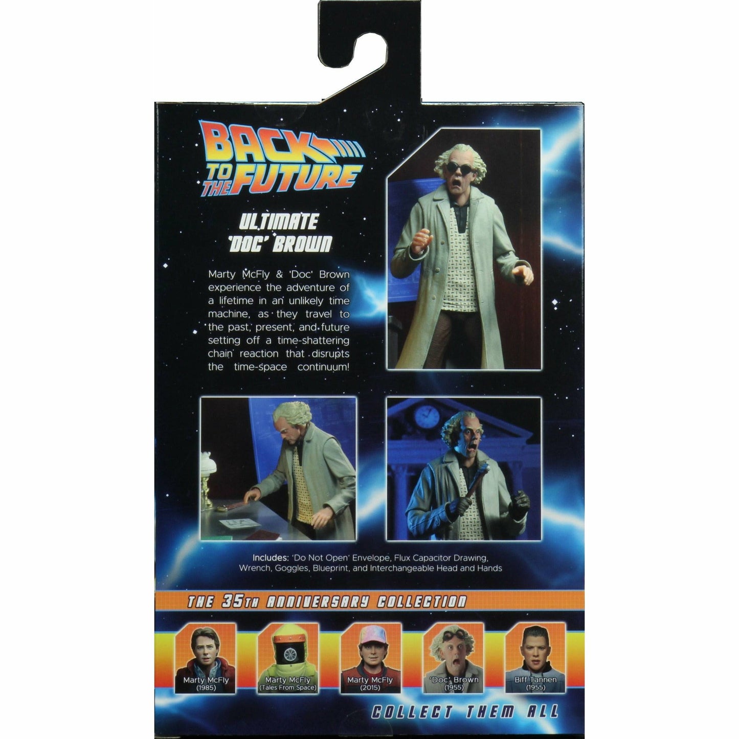 NECA Back to the Future 7" Scale Action Figure - Ultimate Doc Brown (1955)