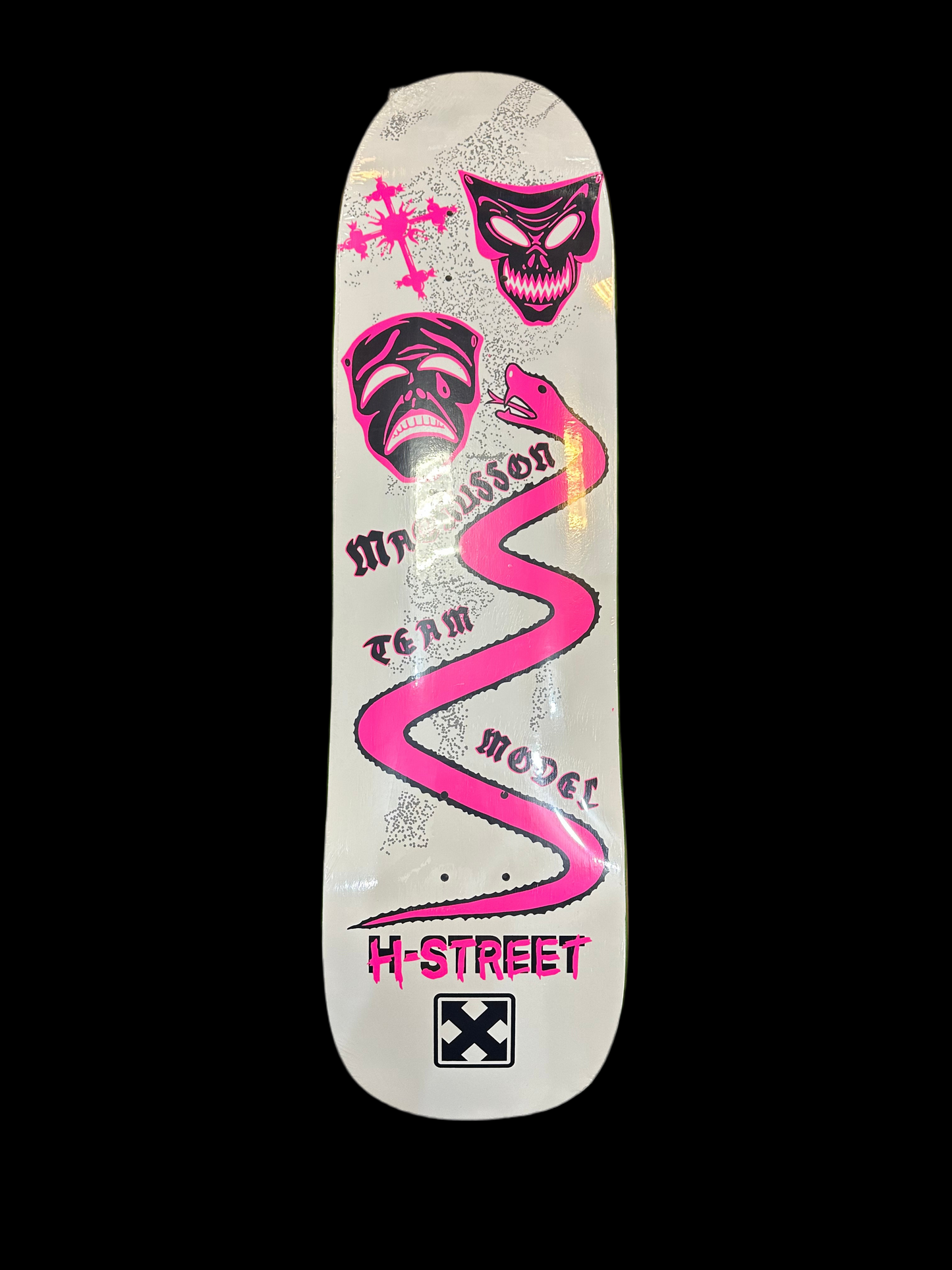 H-STREET MAGNUSSON "MASKS & SERPENT" SKATEBOARD DECK