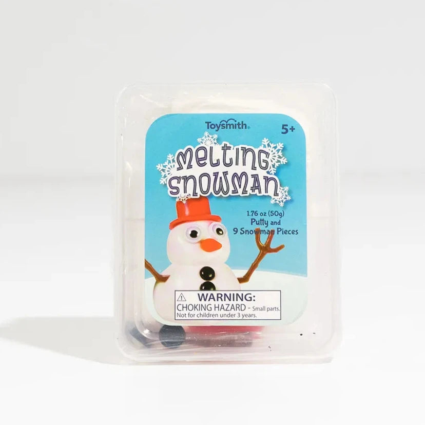 Melting Snowman Putty/Slime Kit Reusable - Great Stocking Stuffer!