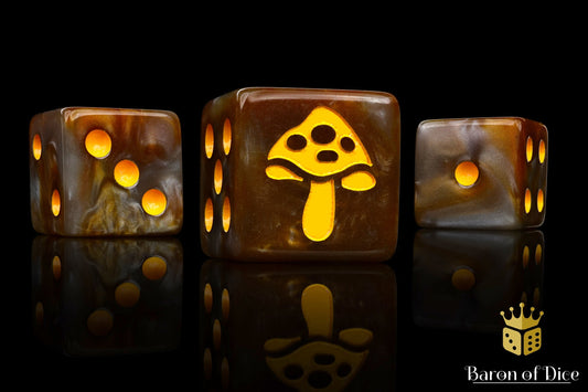 Shroom Dice - Orange