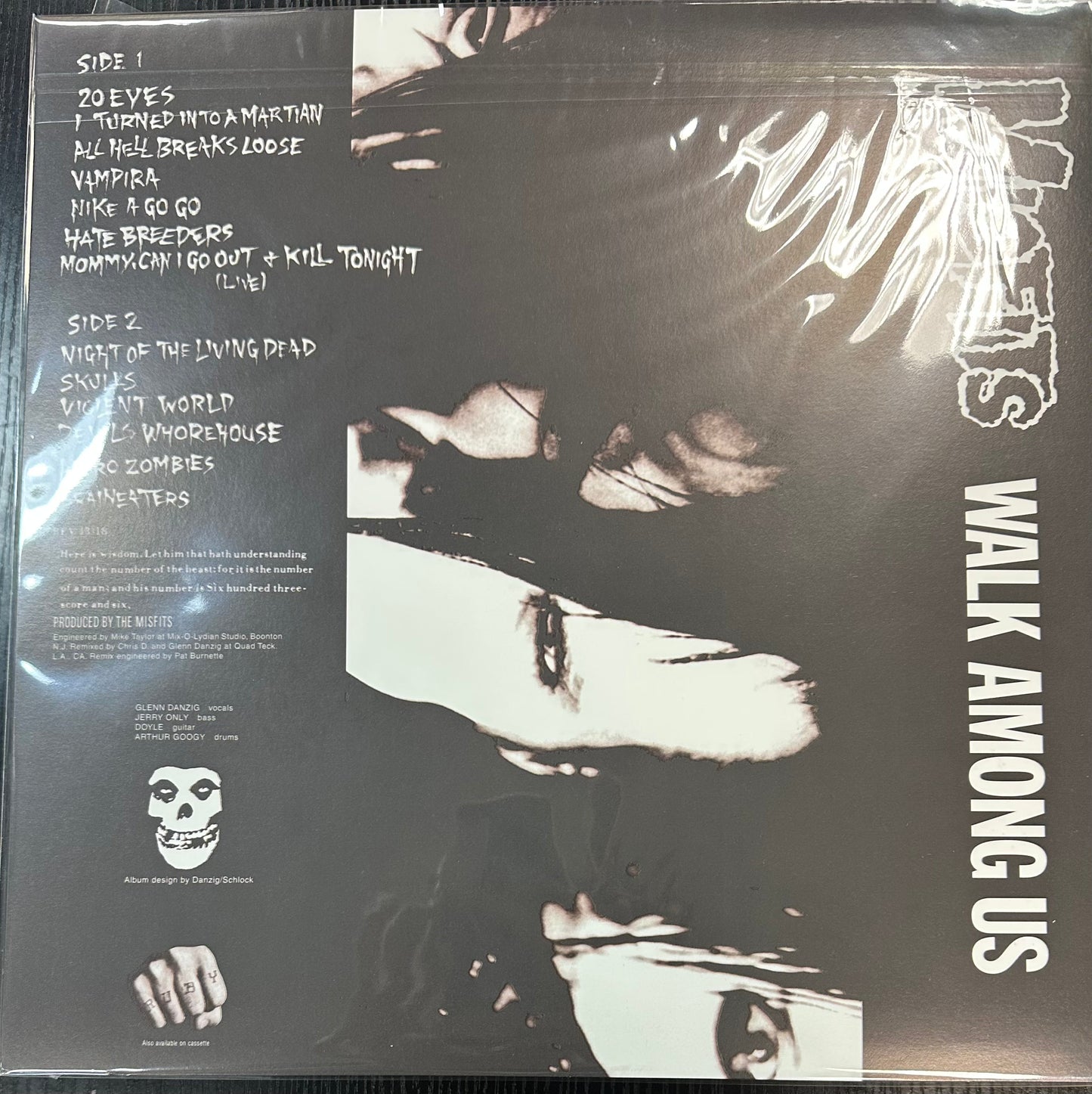 Misfits – Walk Among Us Vinyl LP Record **UNOFFICIAL RELEASE**