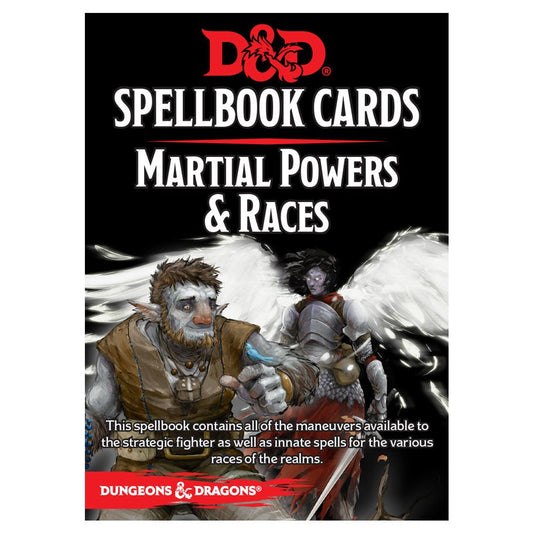 D&D Spellbook Cards: Martial Powers & Races