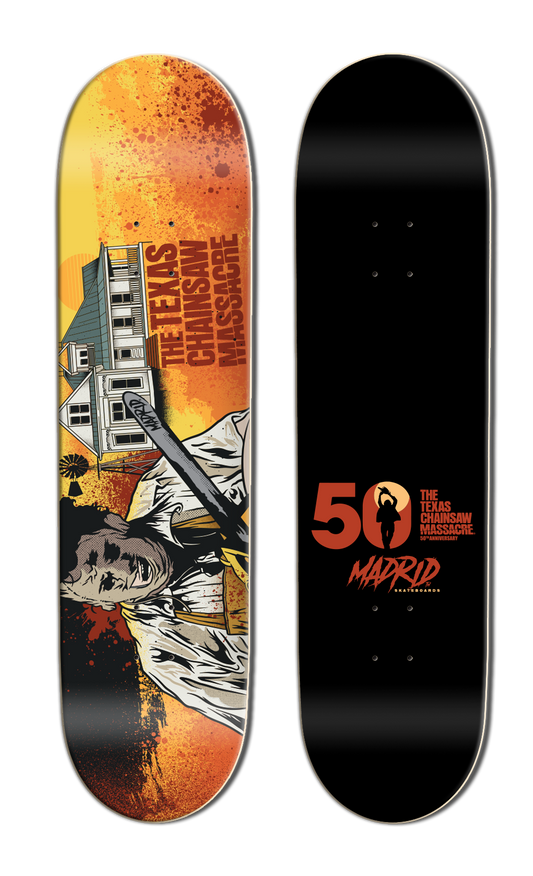 MADRID x TEXAS CHAINSAW MASSACRE HOMEFRONT STREET SHAPE SKATEBOARD DECK