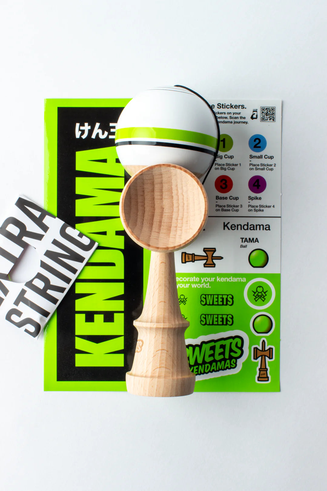 Sport Stripe - Home Team - Sweets Kendamas - Sticky Clear