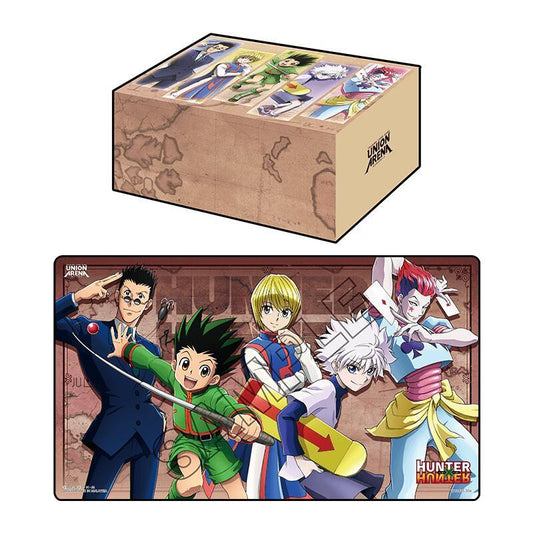 Union Arena Playmat & Half Storage Box Set: Hunter x Hunter