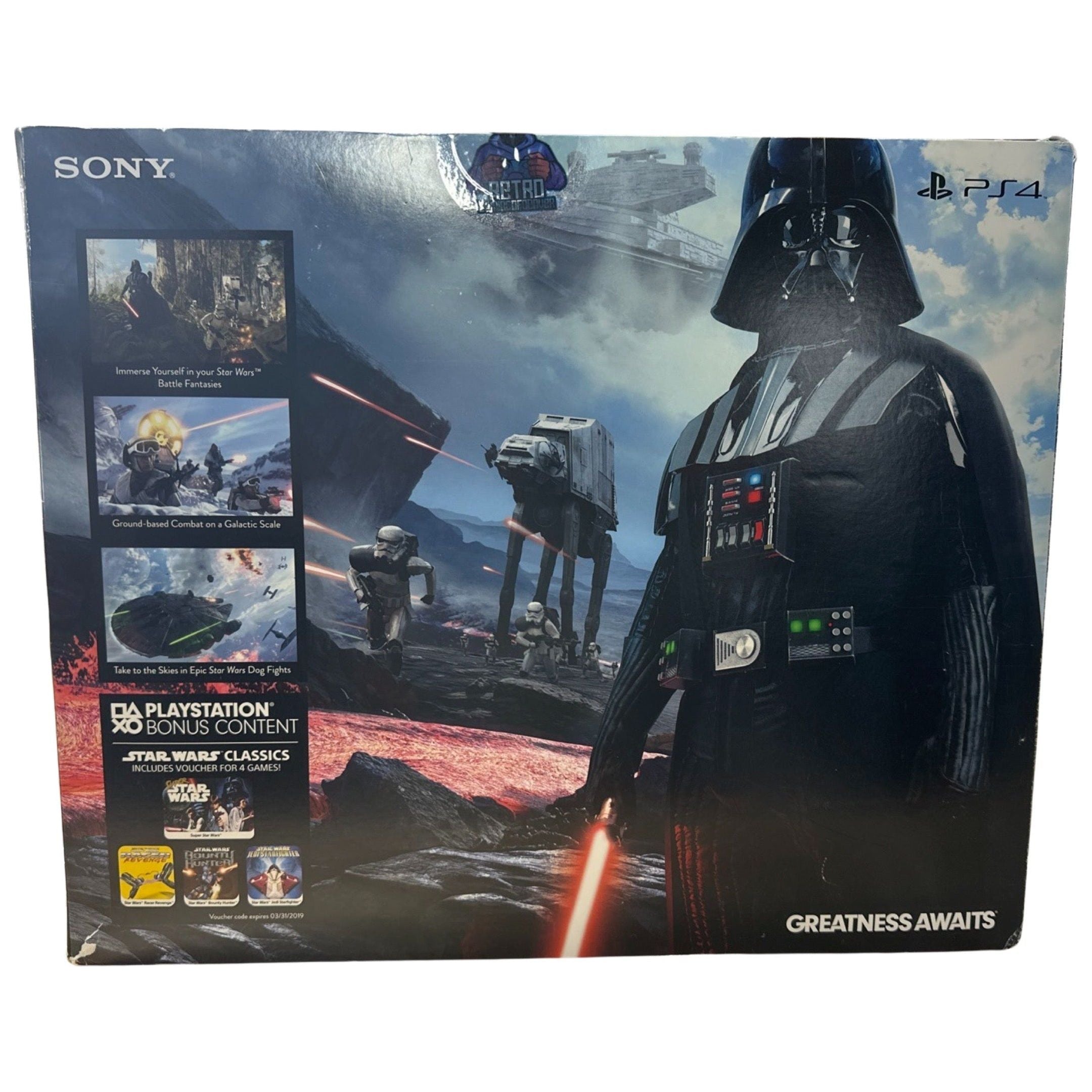 Sony PlayStation 4 Star Wars sale darth Vader 500GB bundle