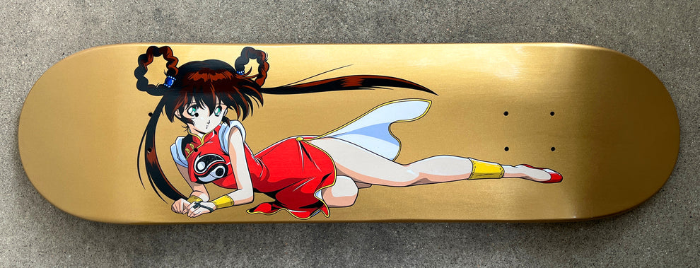 JK Industries Devil Hunter Yoko 8.5" Gold Foil Skateboard Deck