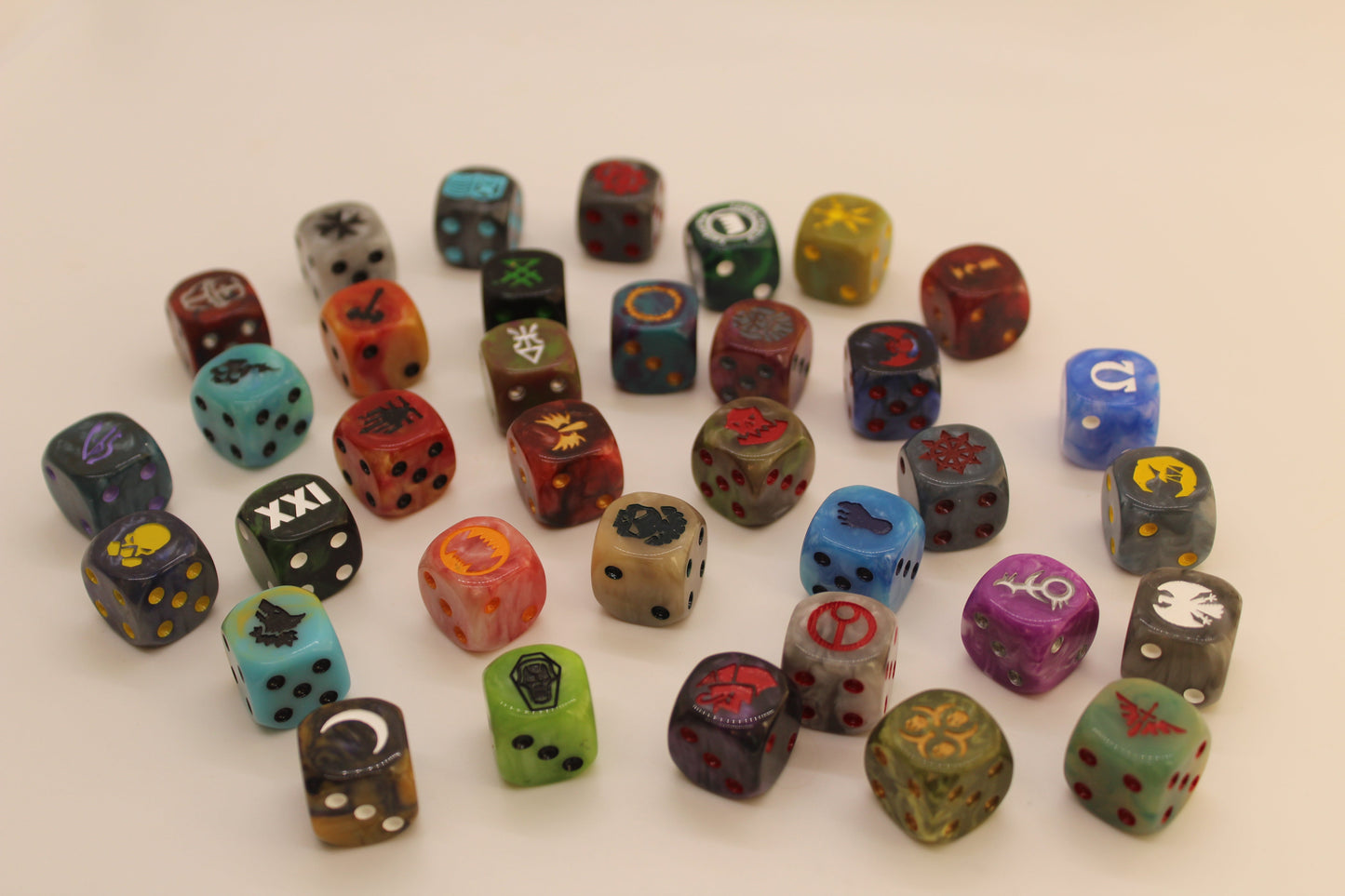 Smorgasbord of 16mm Dice