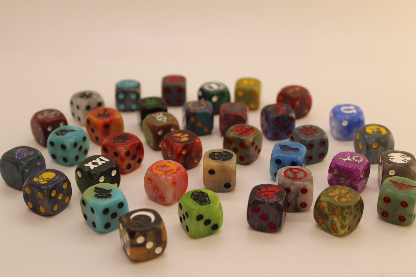 Smorgasbord of 16mm Dice