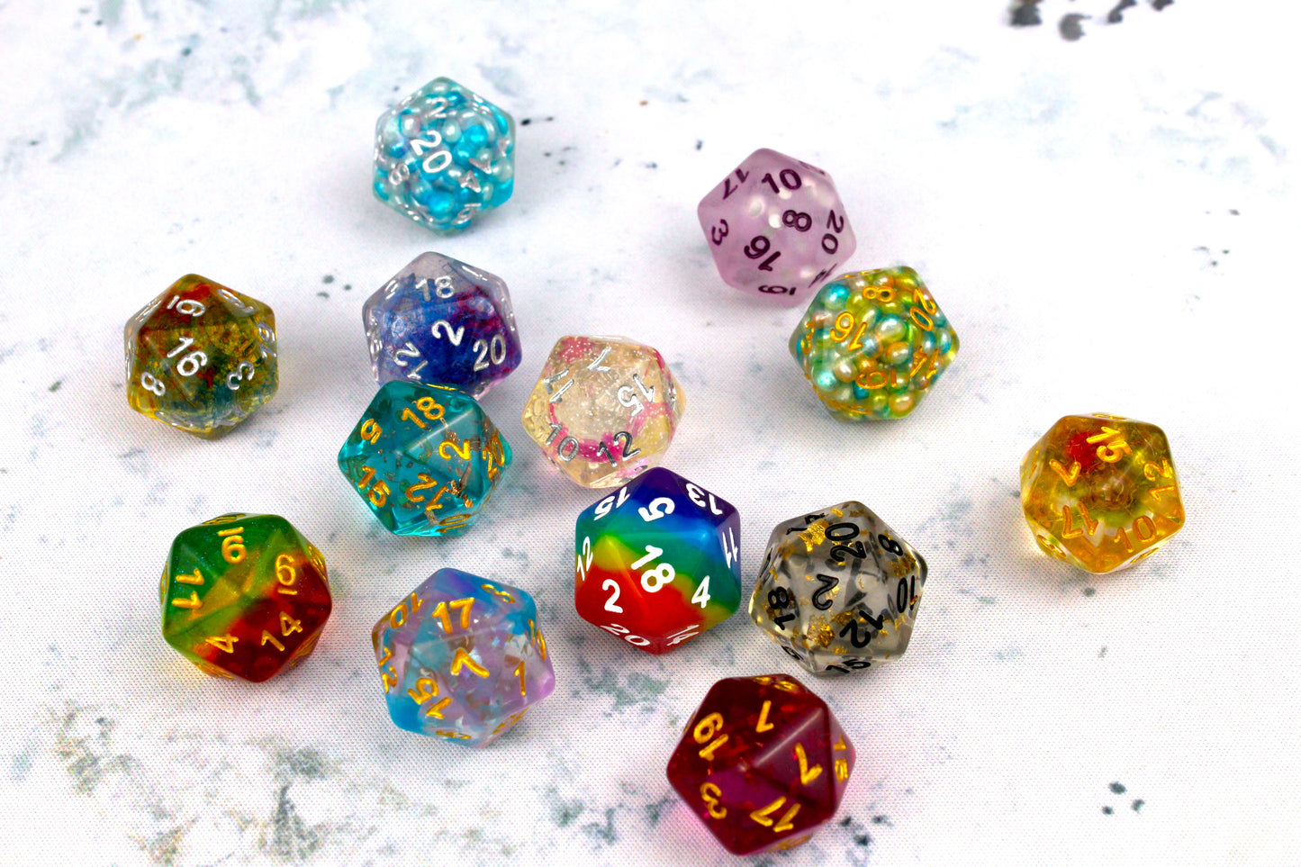 Single D20 - Polyhedral Dice