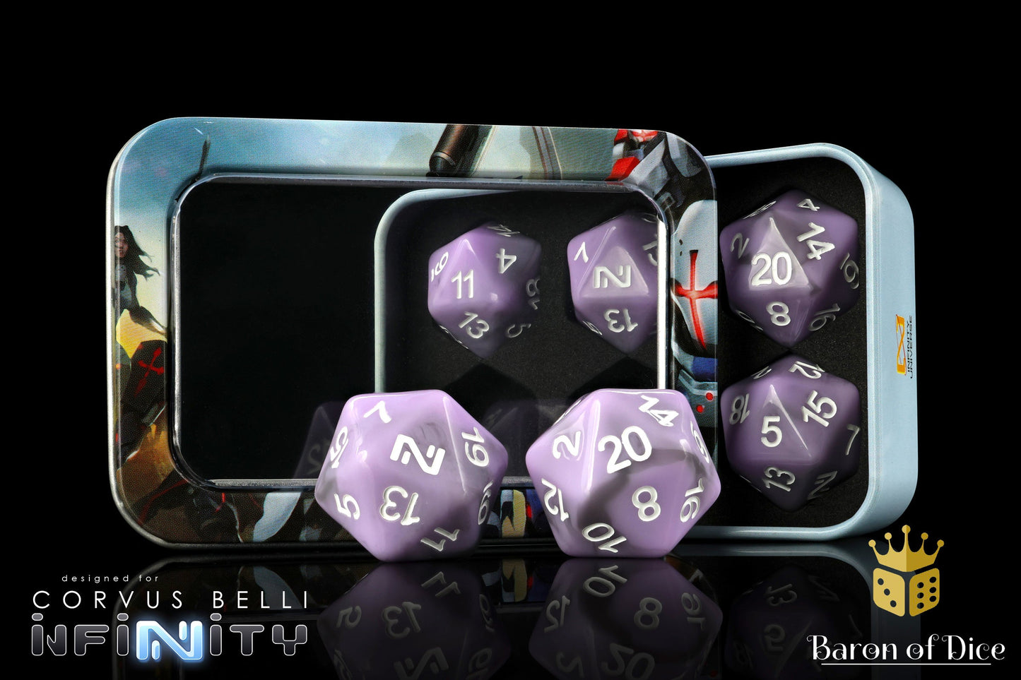 Infinity: N4 Purple - Official Dice Set