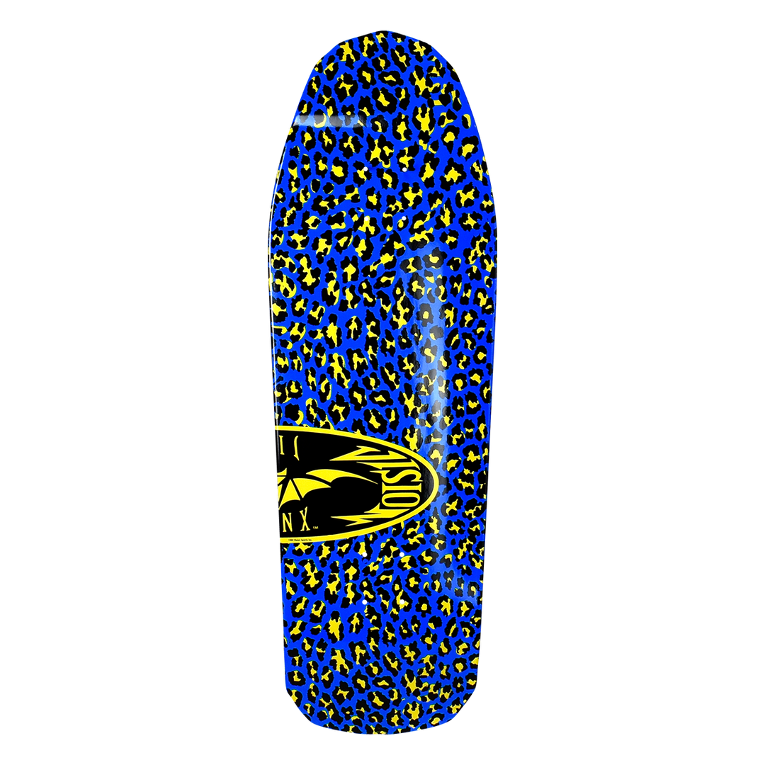 VISION JINX LEOPARD OVAL 10" SKATEBOARD DECK