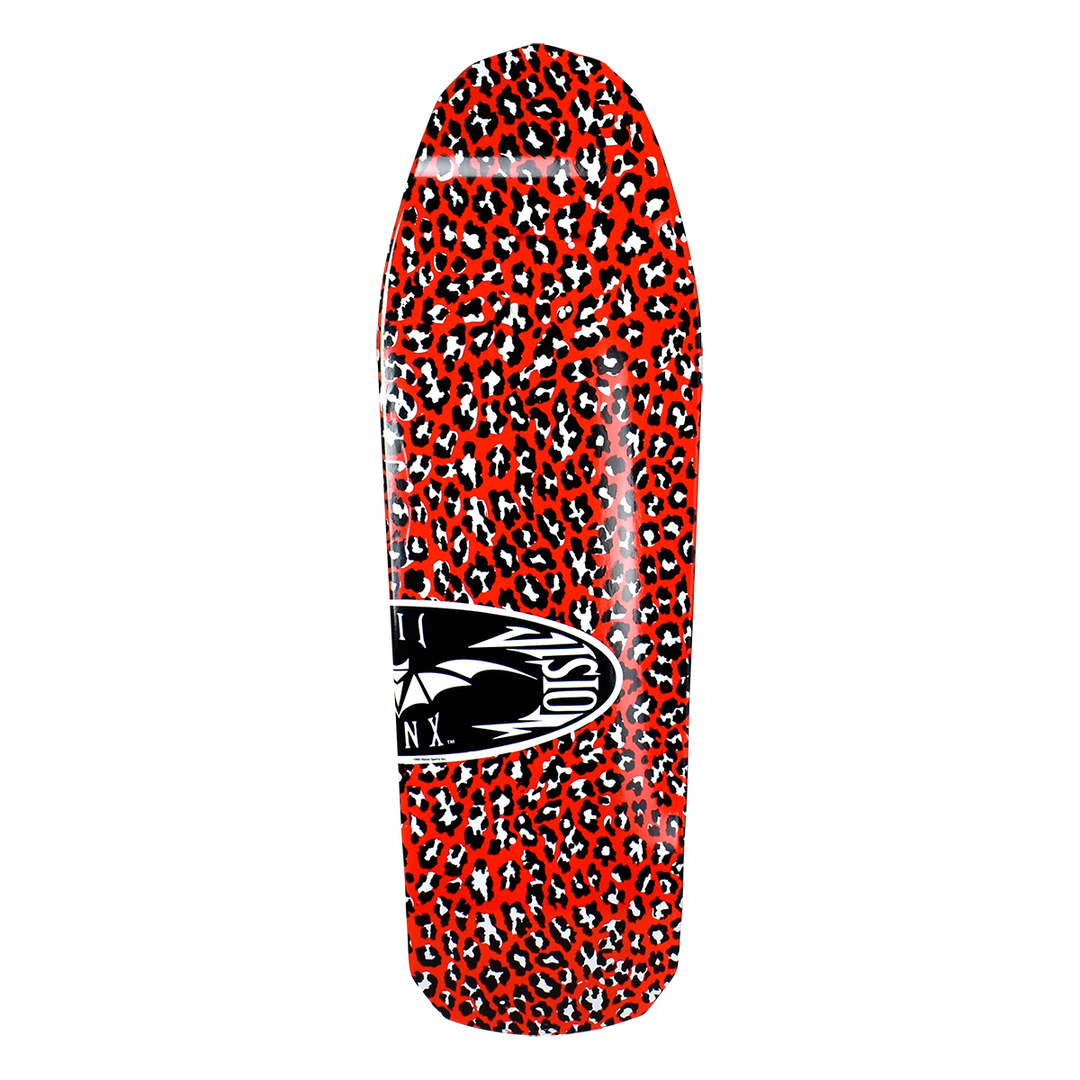 VISION JINX LEOPARD OVAL 10" SKATEBOARD DECK