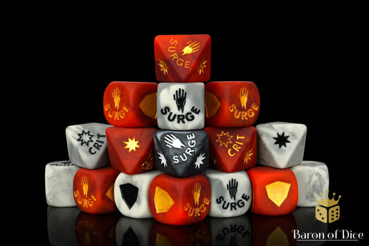 Shadow Group Dice Set of 25 (Matte Finish)