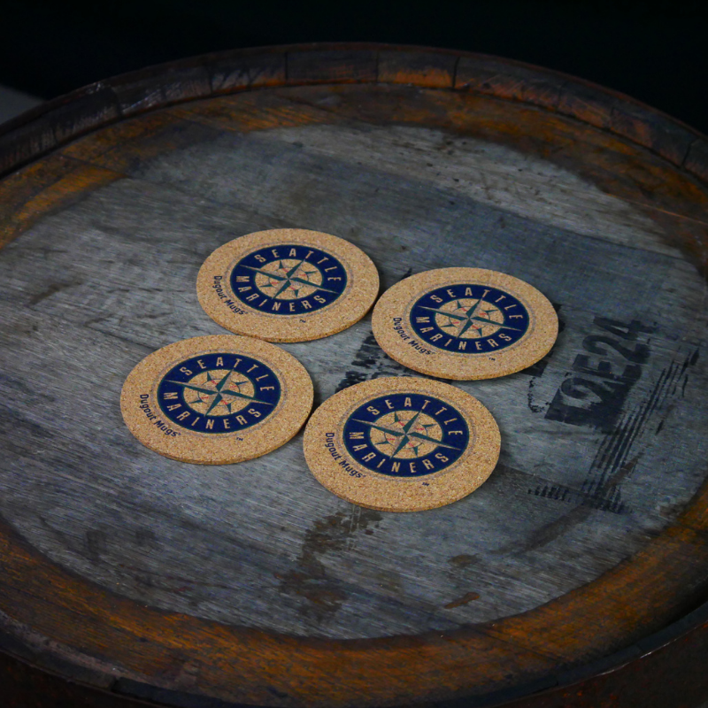 Seattle Mariners Dugout Mugs® Cork Coasters